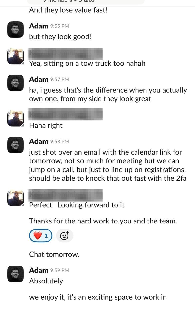 Message from Kelvin