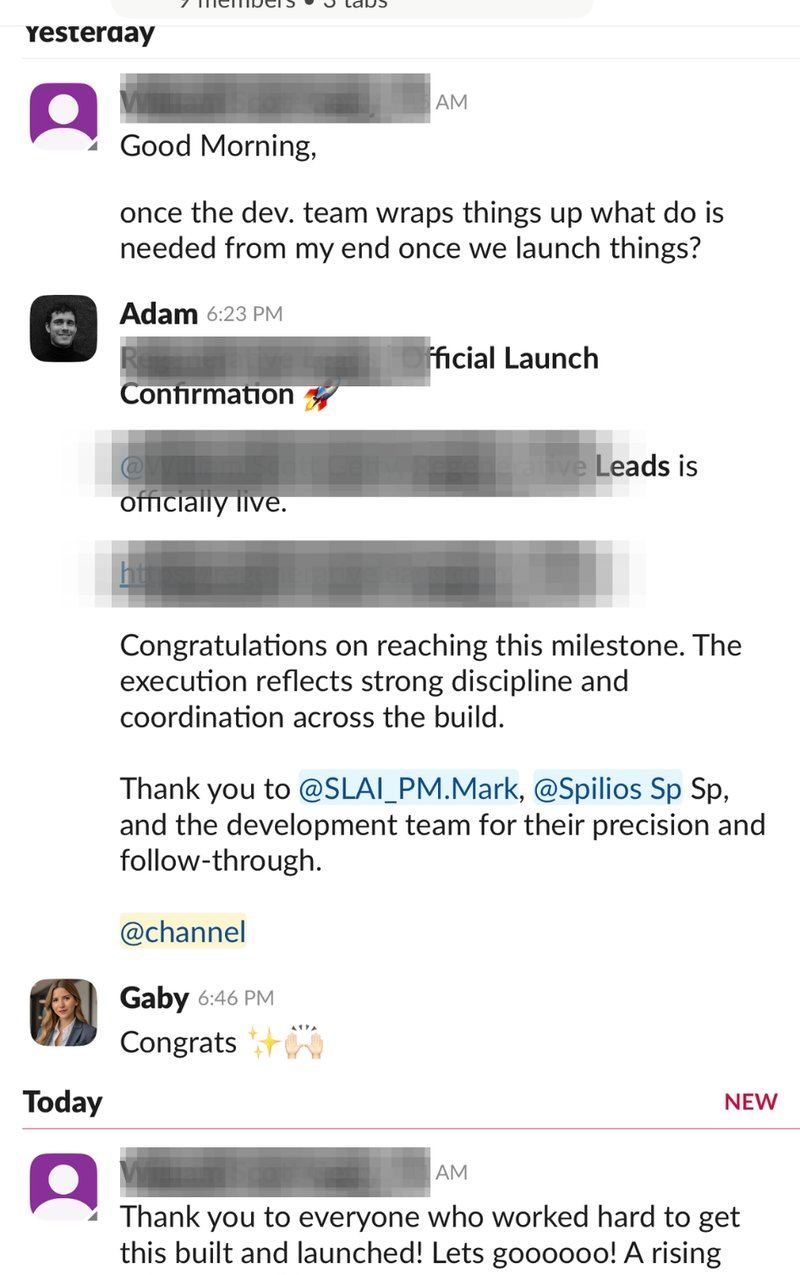Message from Agency Owner