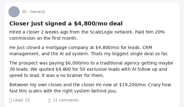 Closer just signed a $4,800/mo deal